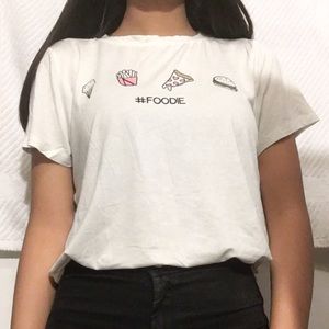 BUY 4 FOR 15$ / Graphic Letter Print White T-shirt